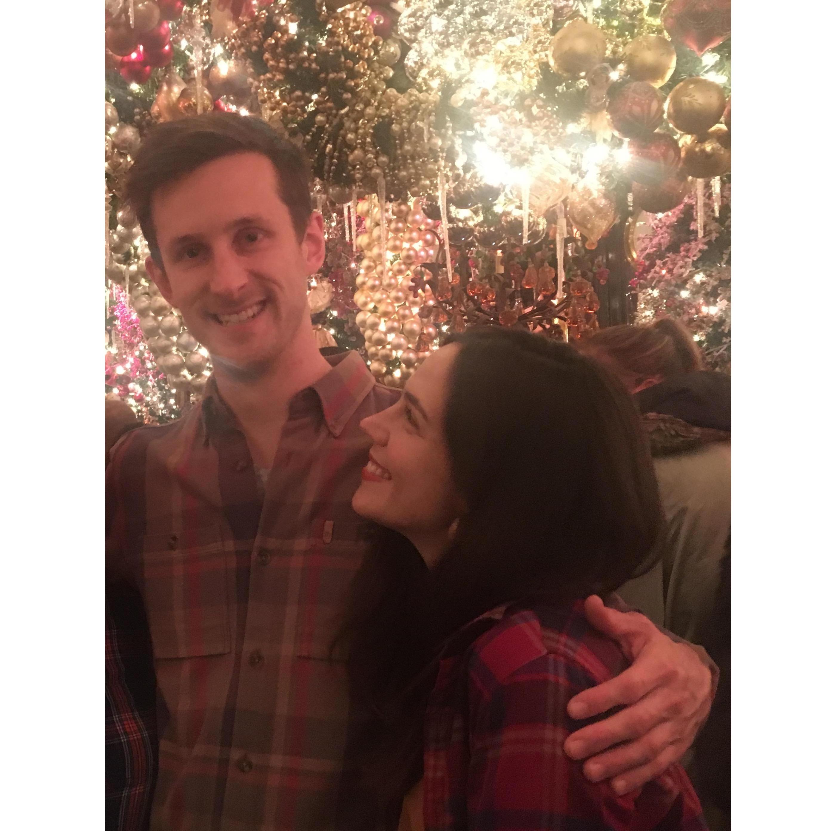Rolf's bar in NYC is one of our favorite Christmas traditions.