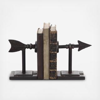 Decorative Arrow Bookends, Set of 2