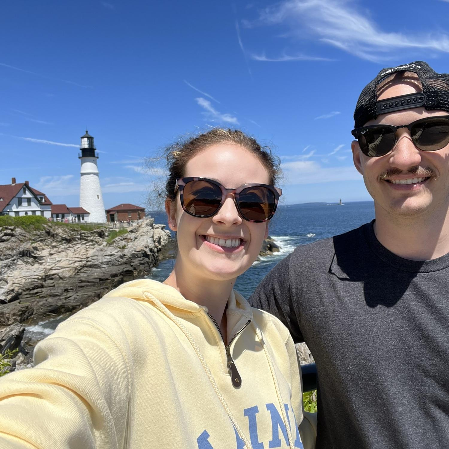 Our first trip to Maine together with family.