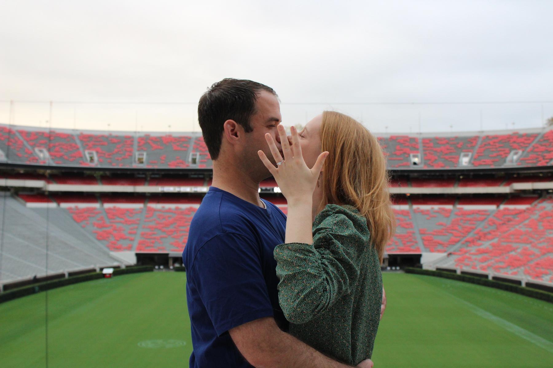 In Sanford Stadium :)