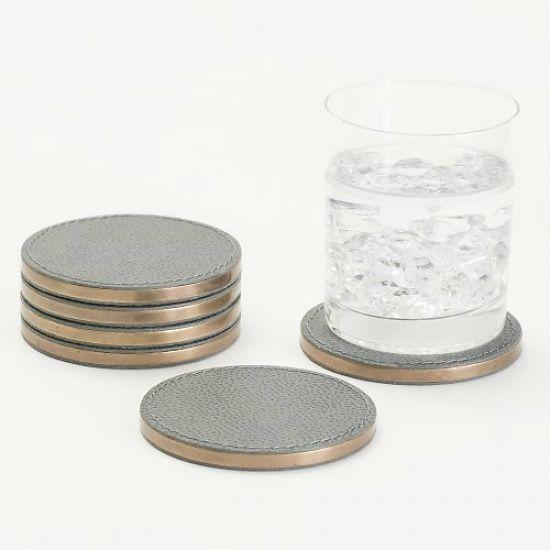 ASPEN COASTER SET OF 6 | GREY