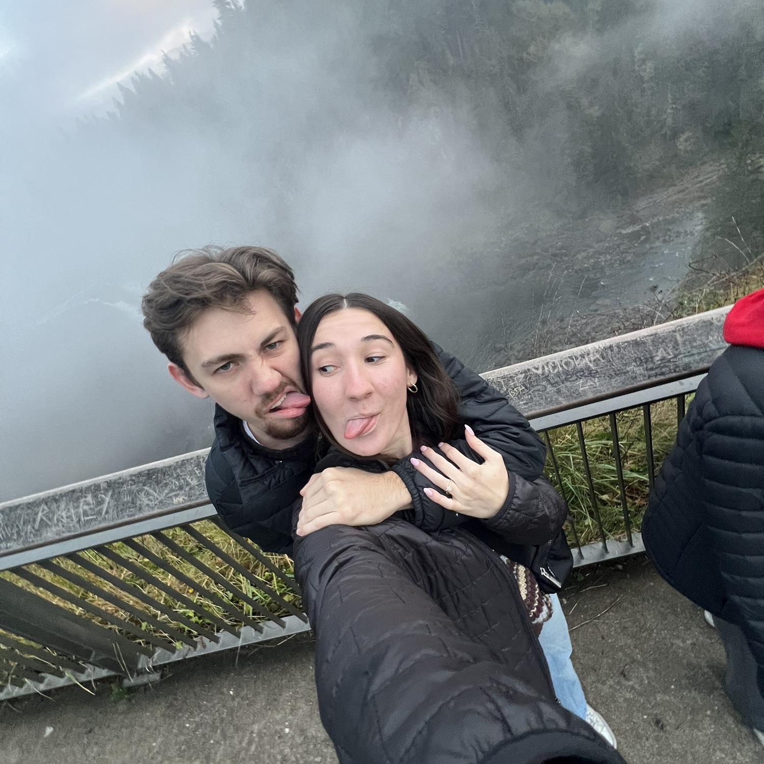 Always exploring waterfalls!