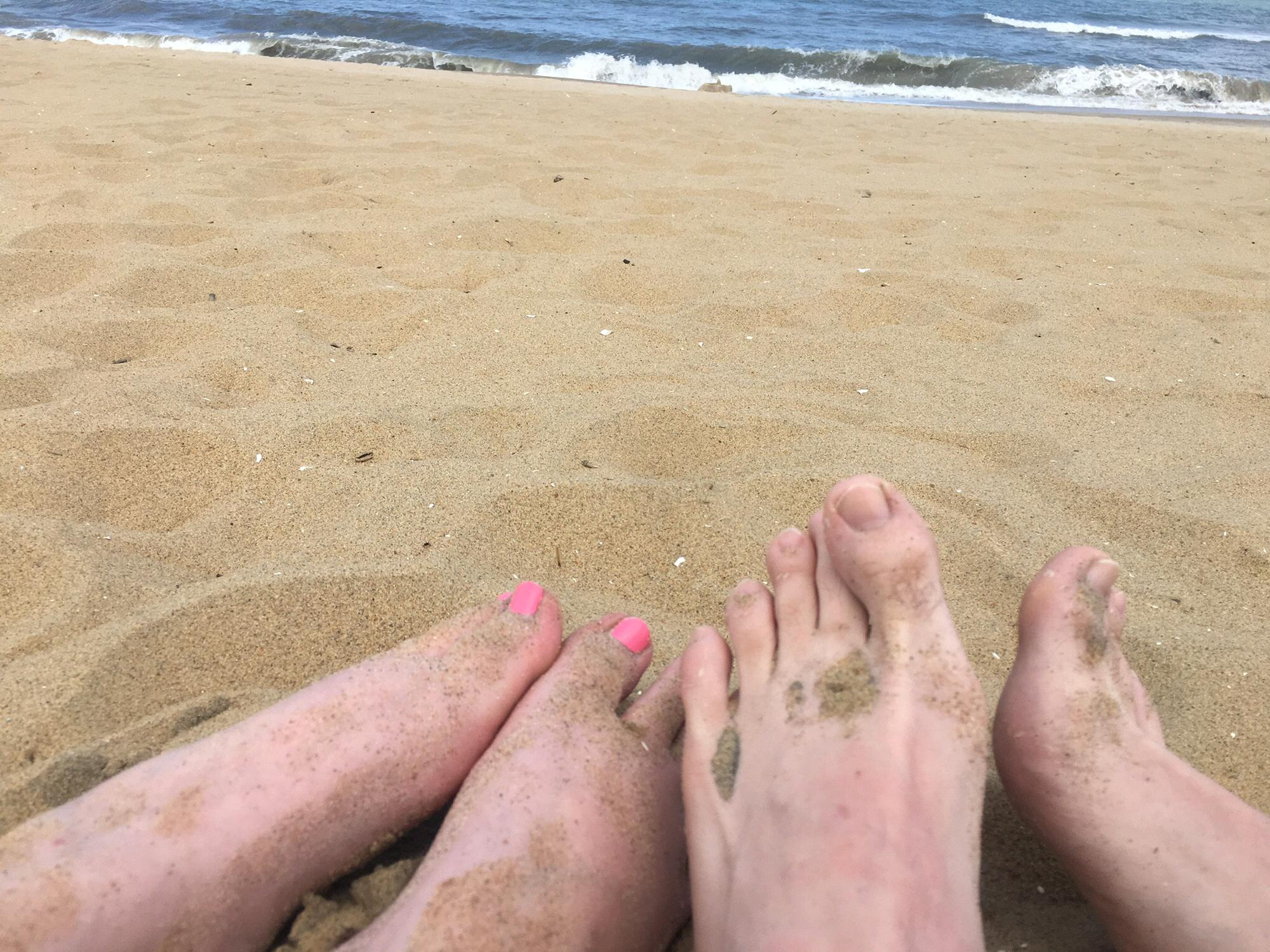 Sandy Toes at Buckroe