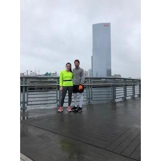 View from our run during a weekend in Philly
