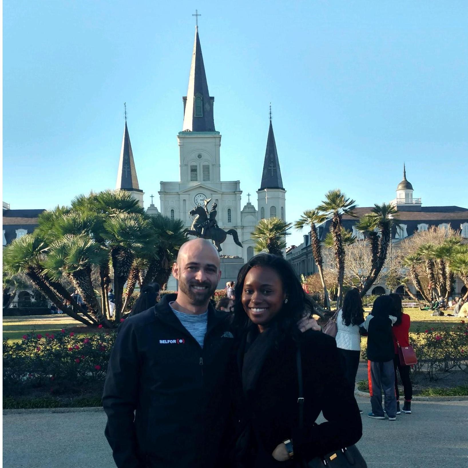 In Jackson Square New Orleans