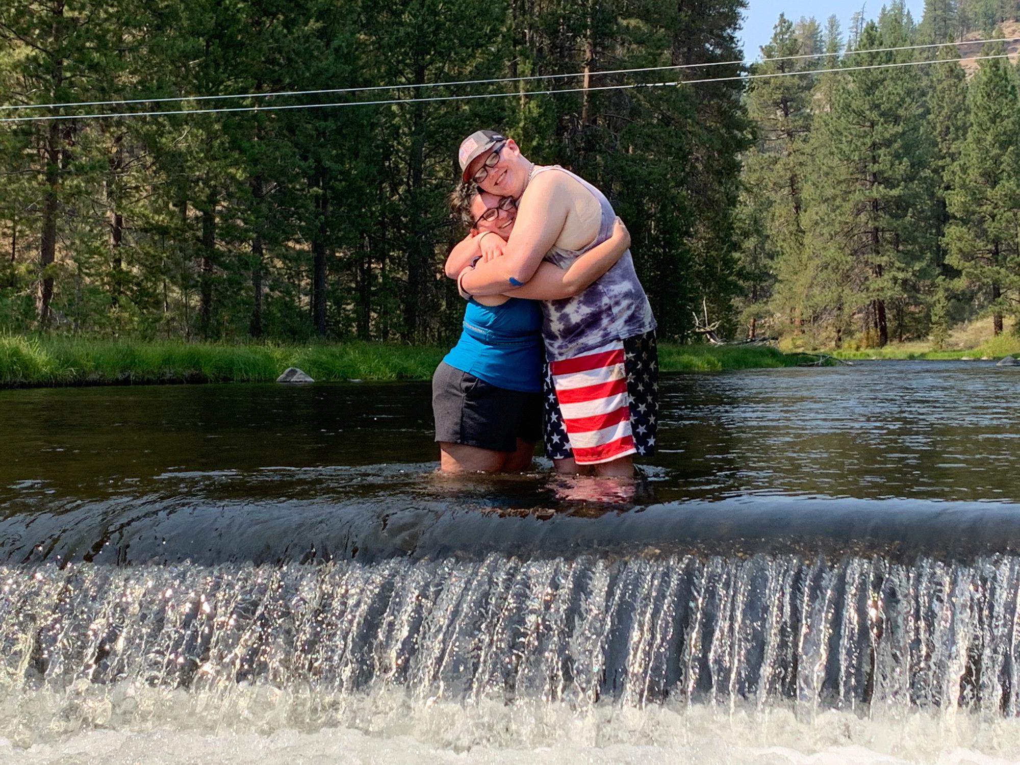 This was our last outing of summer 2020! We went fishing with our friends, and found this cool dam on the river!