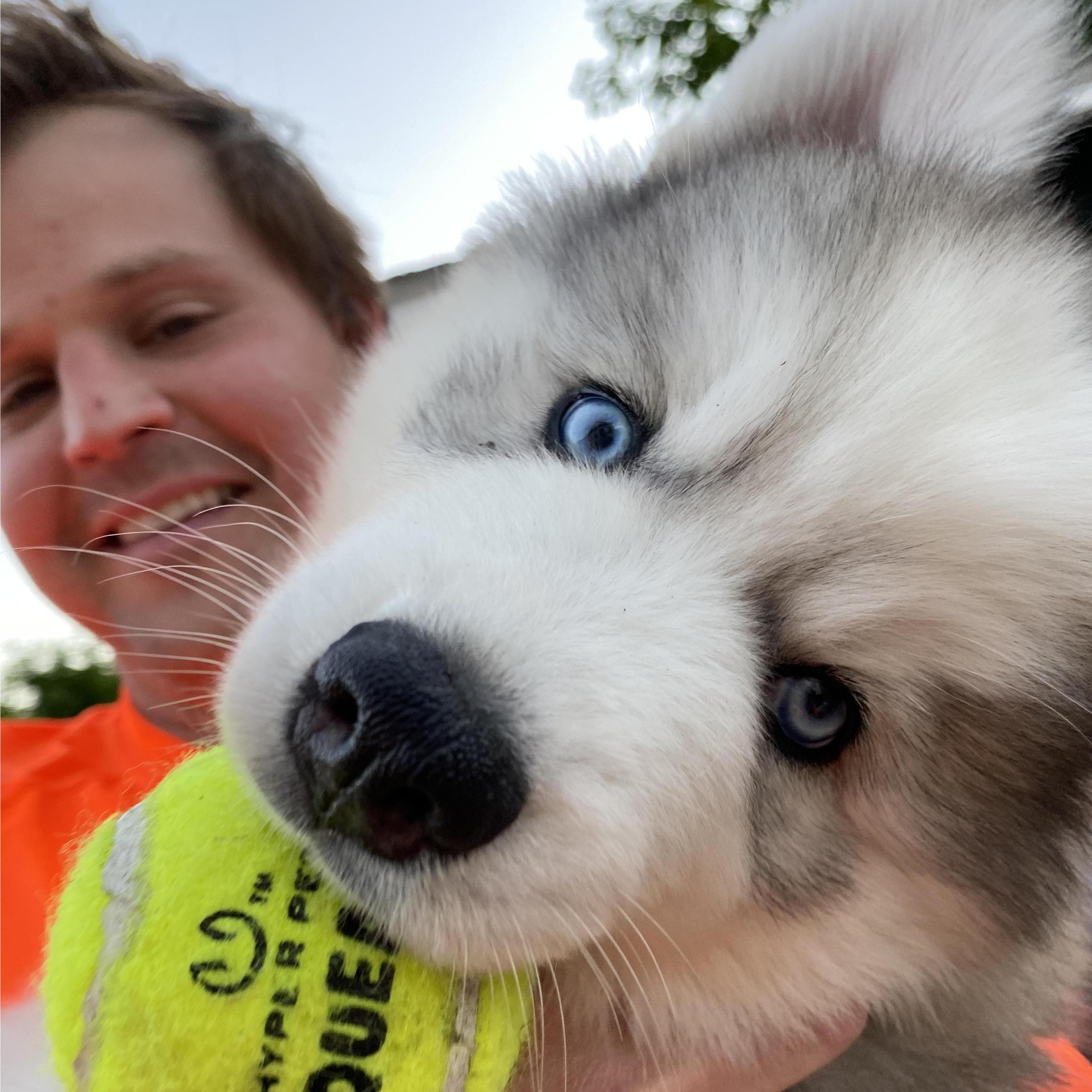 The best dog dad in the whole world