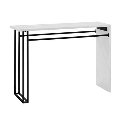 Taki Modern Asymmetrical Waterfall Entry Table - Saracina Home
