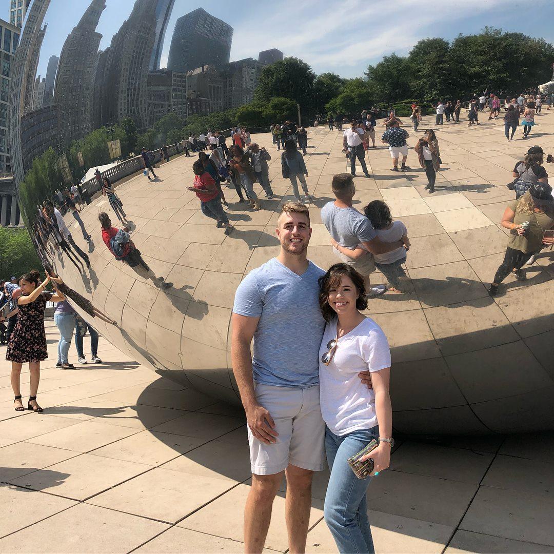 Our first time in Chicago.