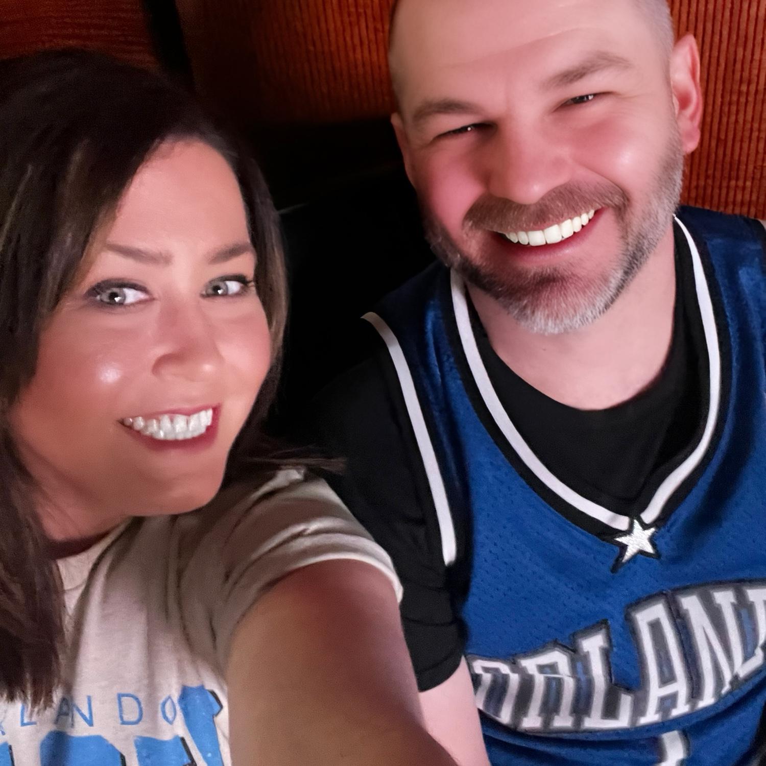 In EA's box at the Magic game. 04/02/2023