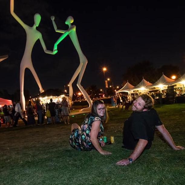 True love is going to a steak festival when you're a vegetarian