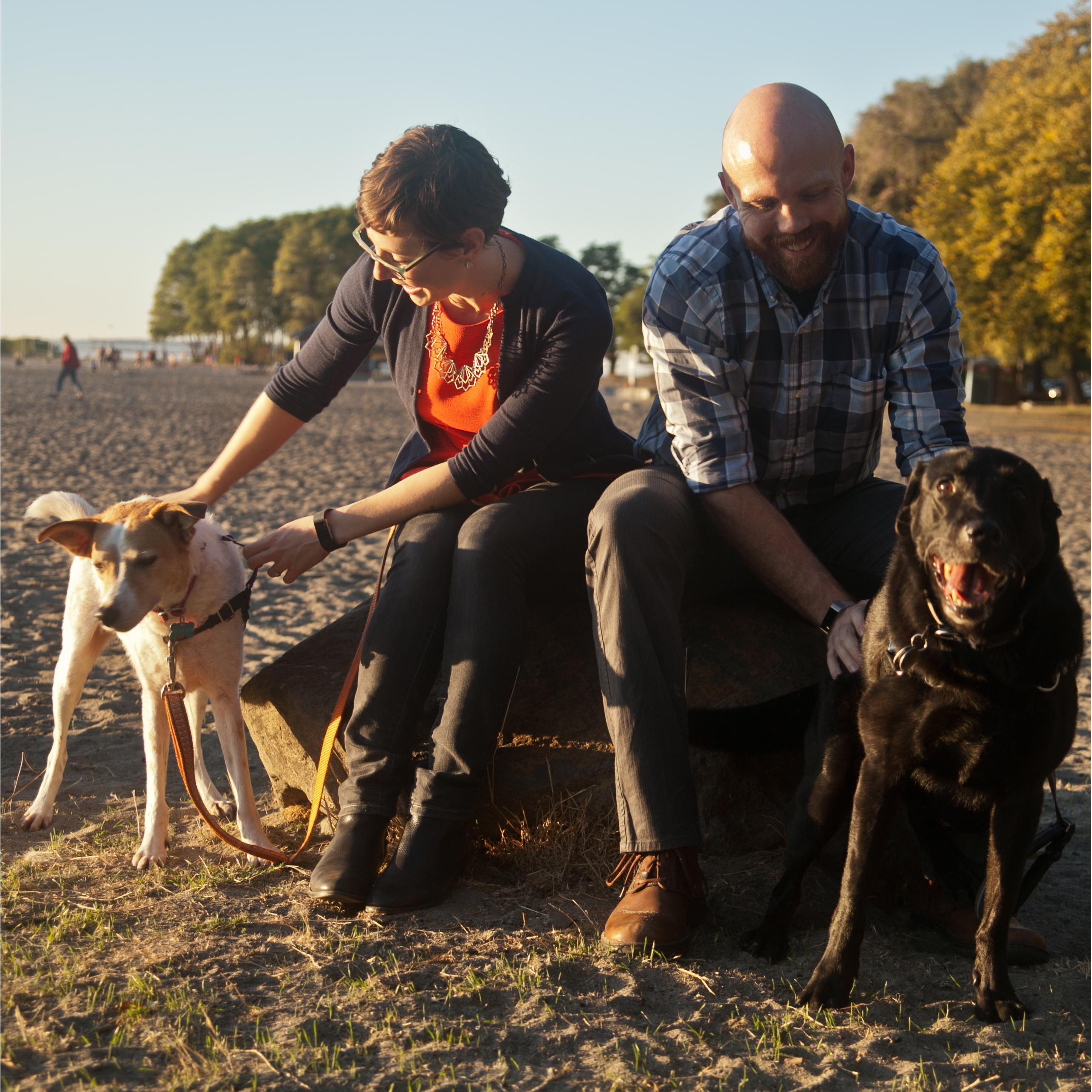 Including two dogs in a photo shoot is about as easy as you'd expect... :) Photo by Phu Van.