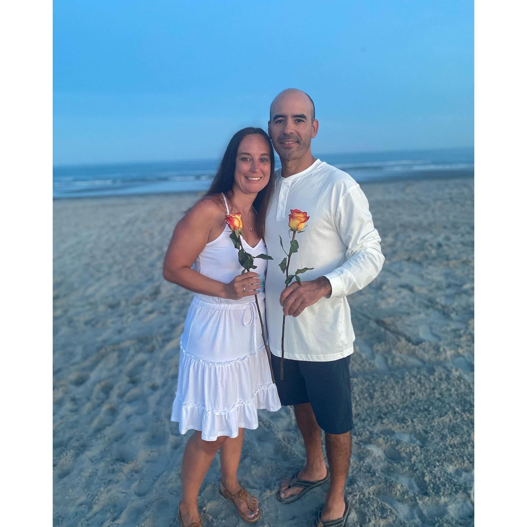 My birthday and sending flowers into the ocean for my loving mother