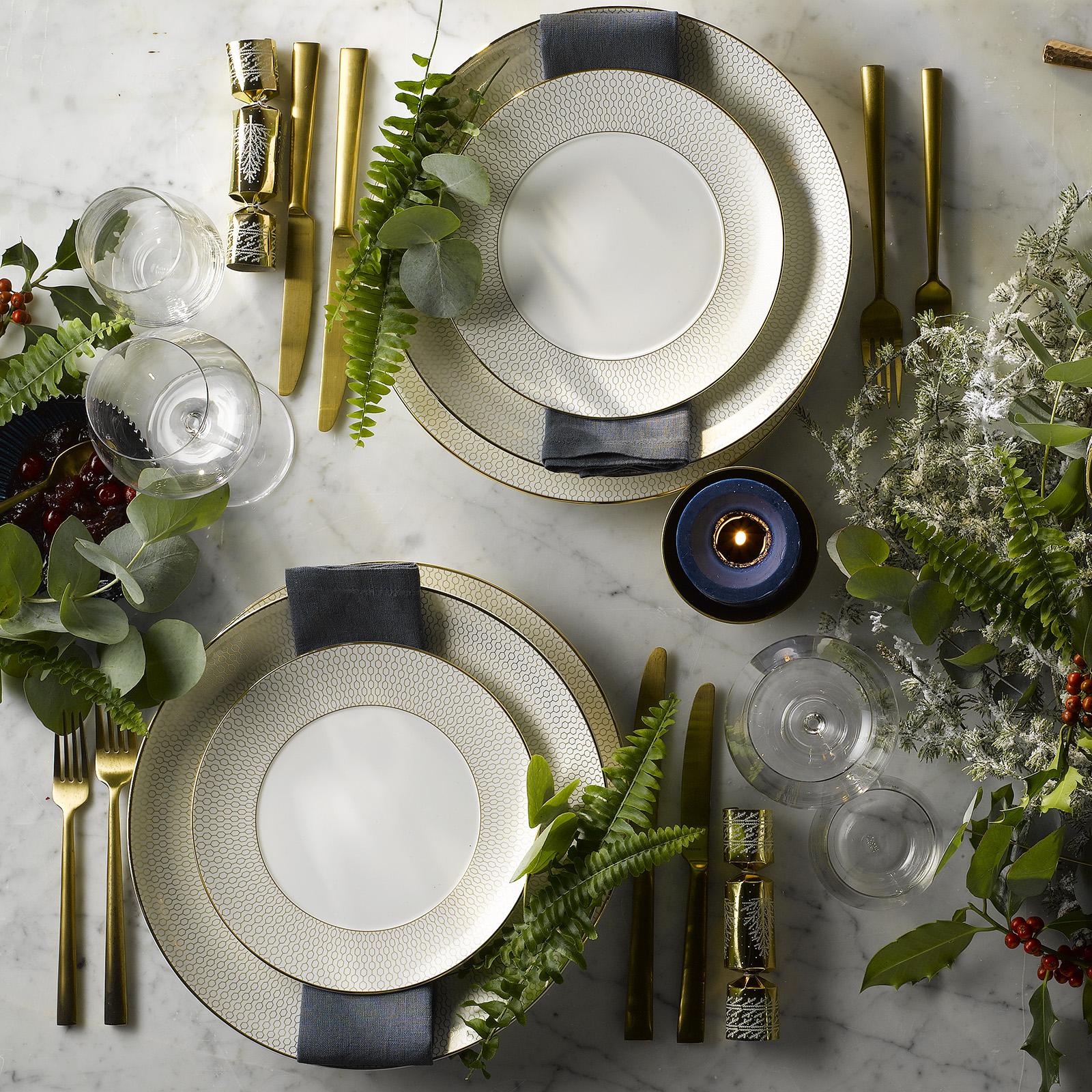 Wedgwood, Gio Metallic Serving Bowl Zola