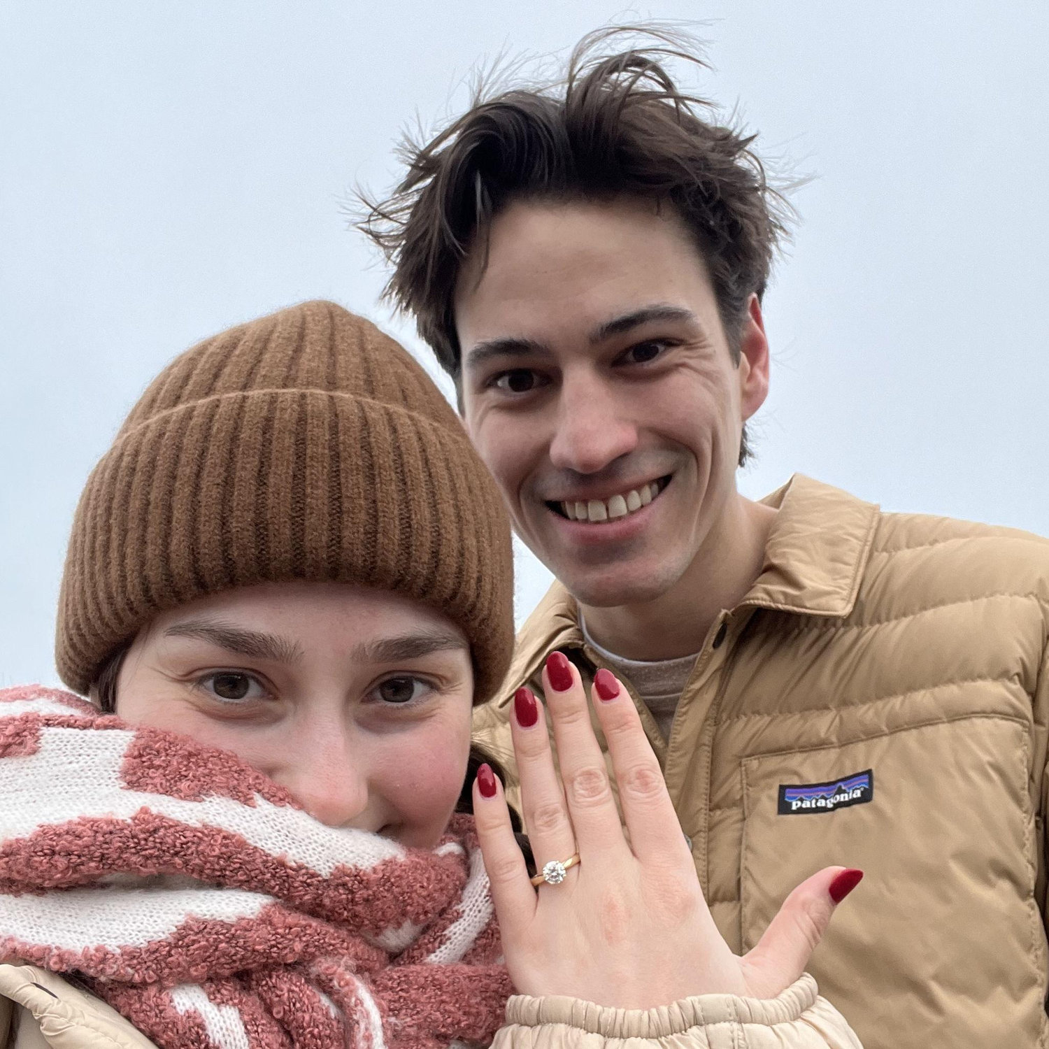 Our first picture as Fiancés