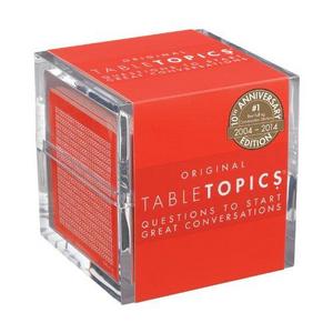 12 years and up - TABLETOPICS Original - 10th Anniversary Edition: Questions to Start Great Conversations