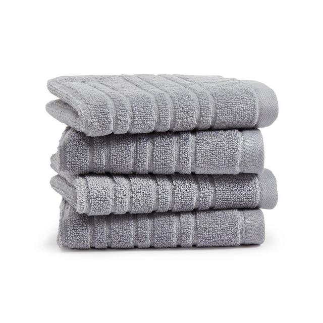 Home Design Quick Dry Cotton 4-Pc. Washcloth Set, Created for Macy's