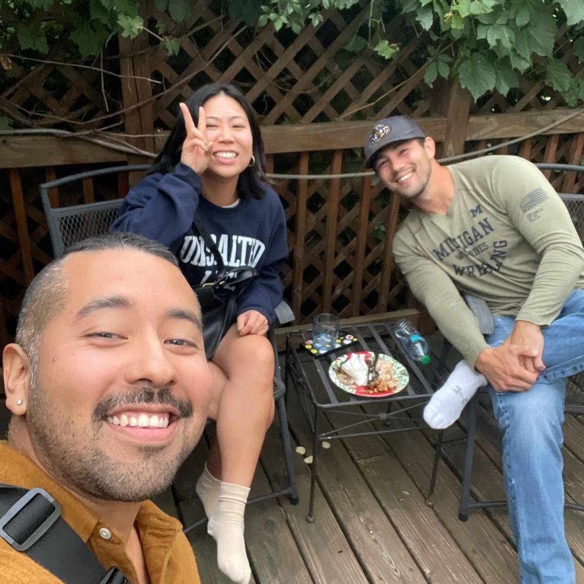 Very first picture together.. + Pablo <3