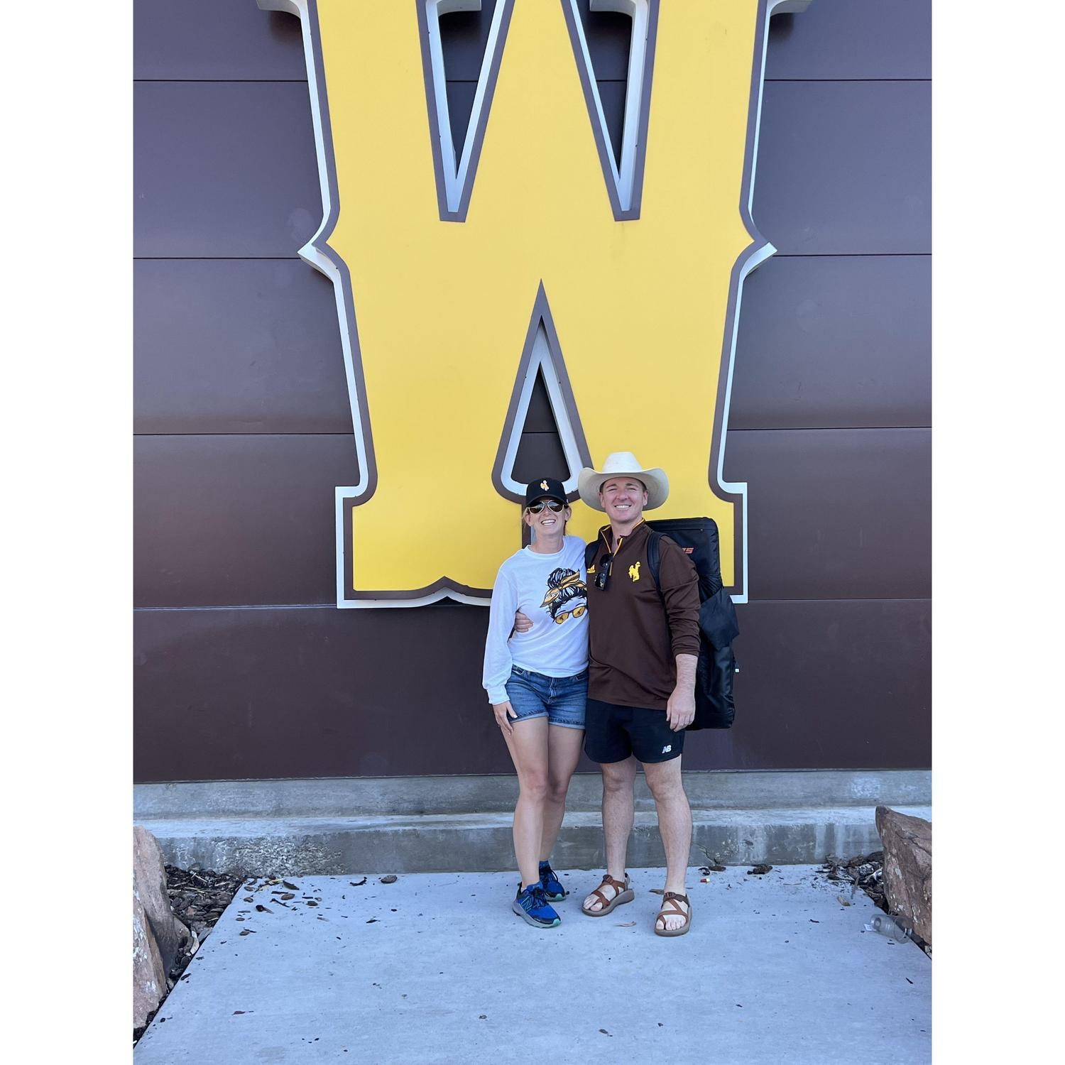 We love our Wyoming Cowboy's football!  This is the fall of 2022 season!