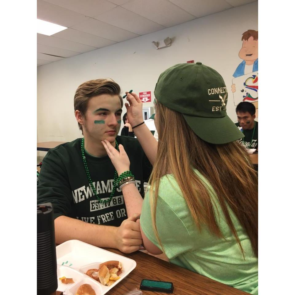 Prepping for pep rally <3