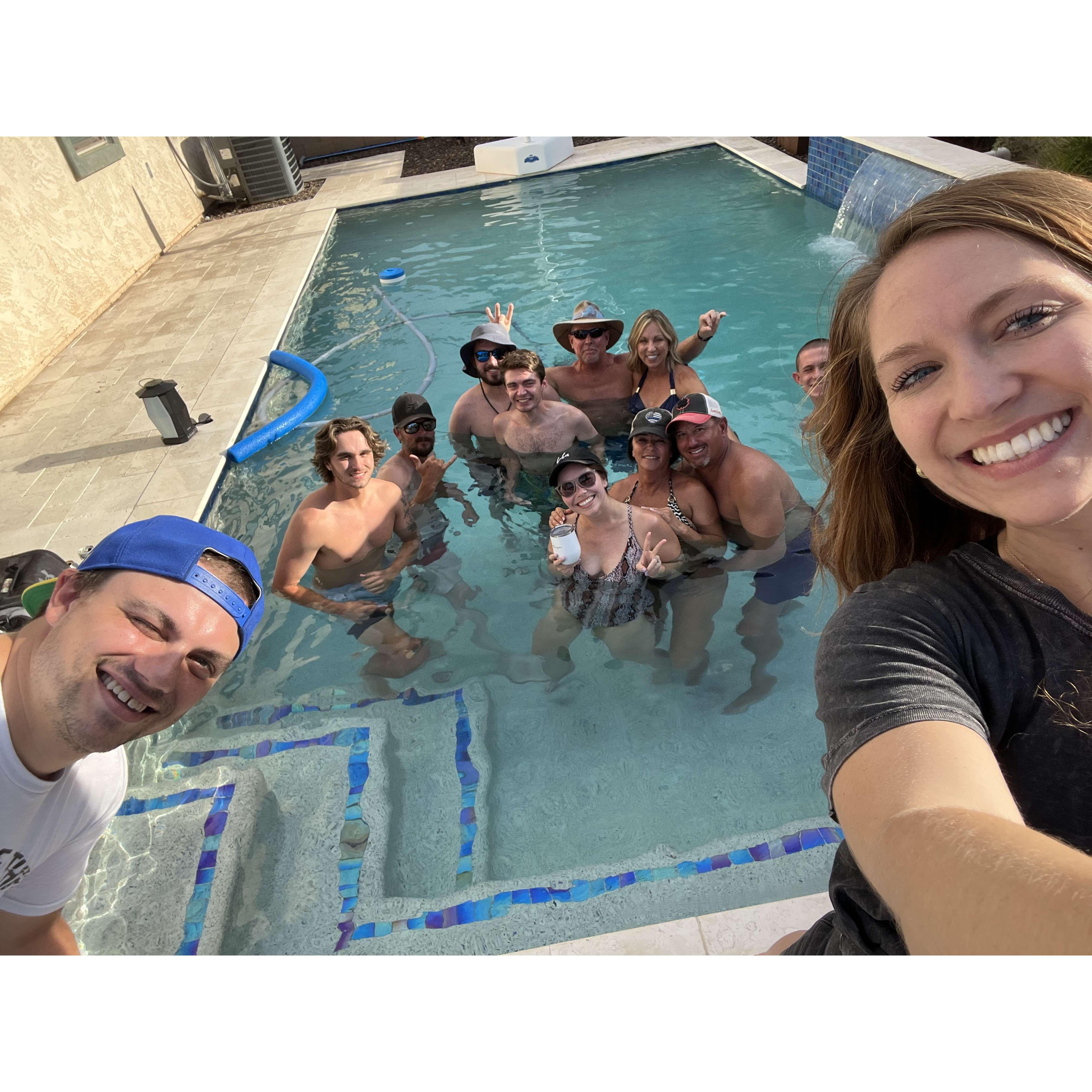 19. Here's to family pool days!