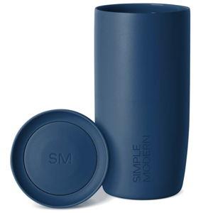 Simple Modern Travel Coffee Mug Tumbler with 360° Lid | Ceramic-Lined Insulated Stainless Steel Cold Brew Iced Coffee Cup | Gifts for Women Men Her Him | Voyager Signature | 16oz | Slumberland