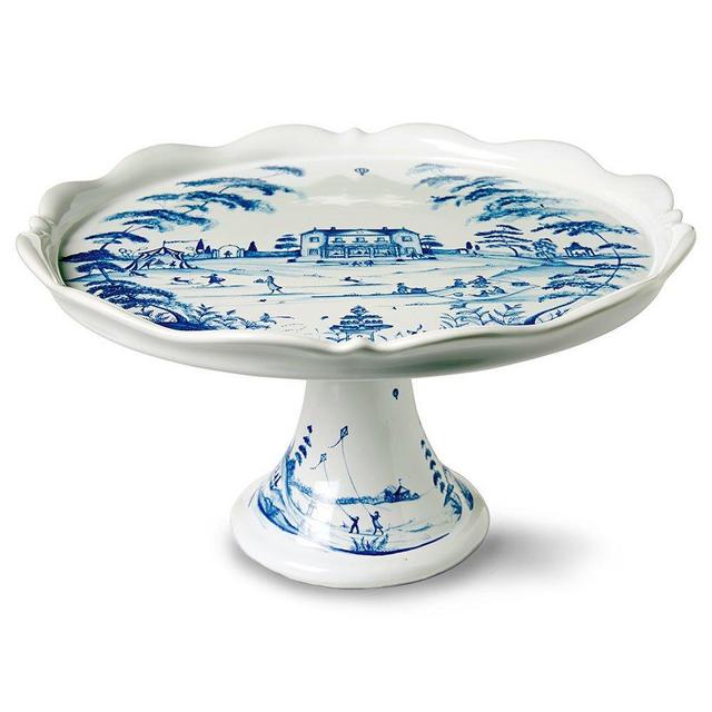 Juliska Country Estate Delft Blue Cake Stand Fete(part no. CE18X/44)