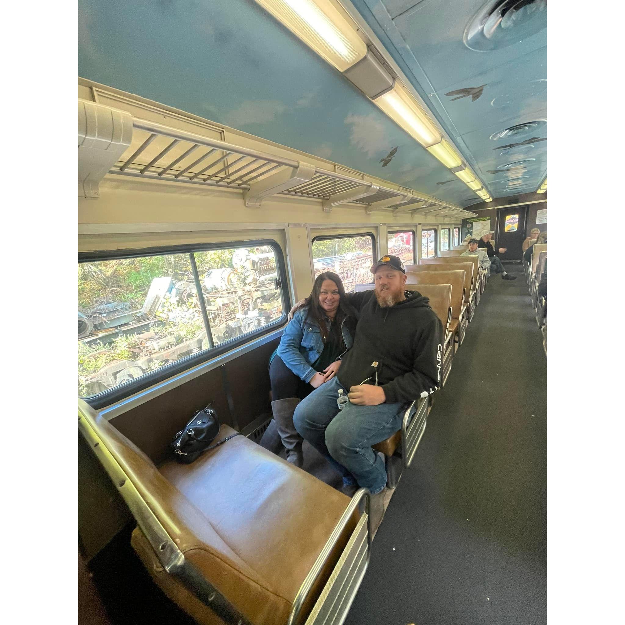 He surprised me with a train ride to Jim Thorpe during the fall :)