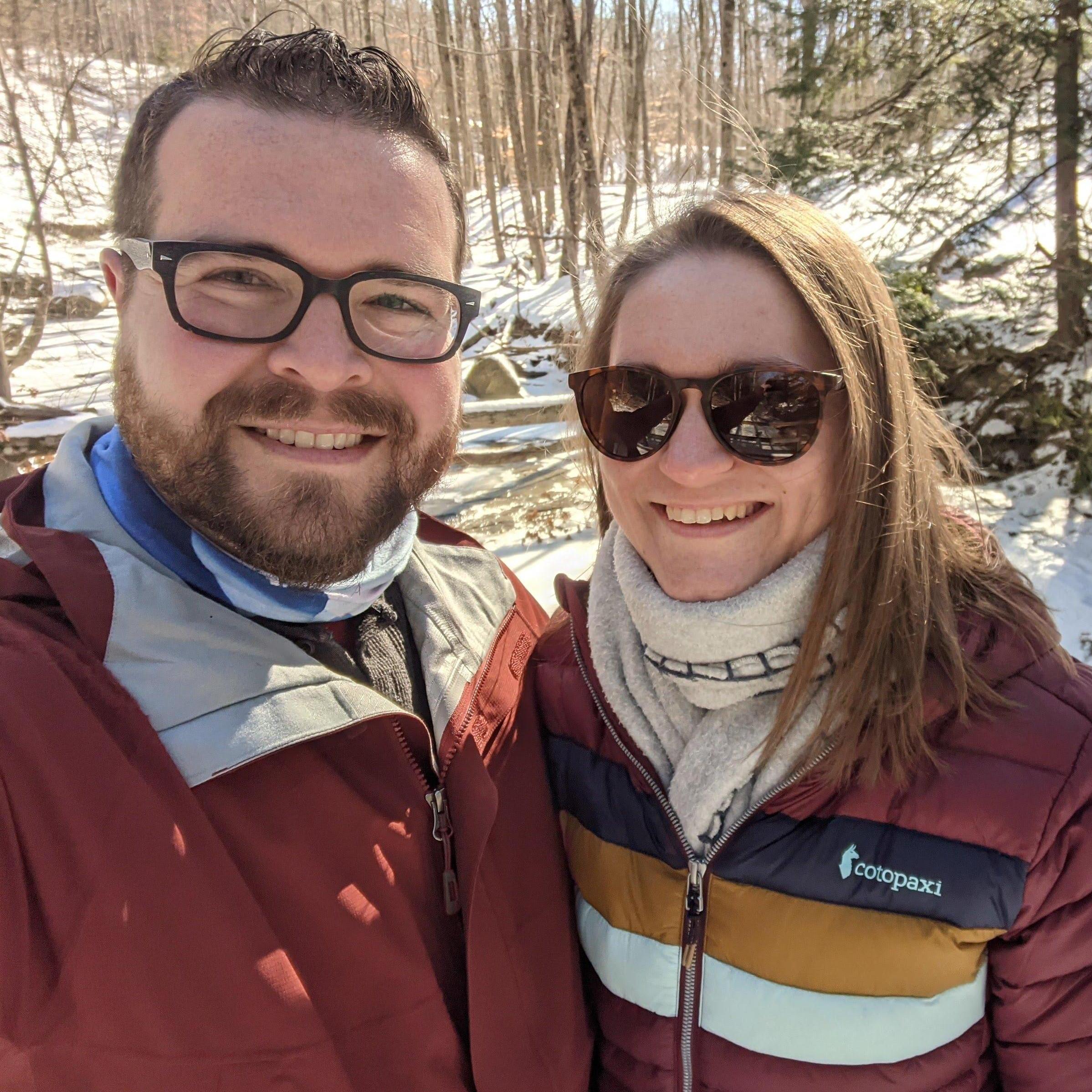 A frigid hike in the Cleveland Metroparks followed by a walk through the art museum and dinner in little Italy!