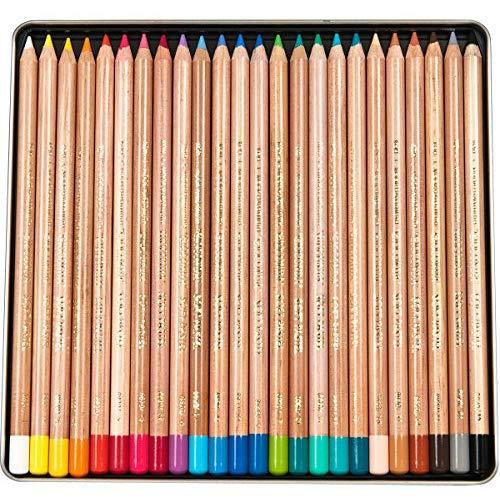 Koh-I-Noor Gioconda Soft Pastel Pencil Set, 24/Each Packed in Tin, Assorted Colored Pencils (FA8828.24)