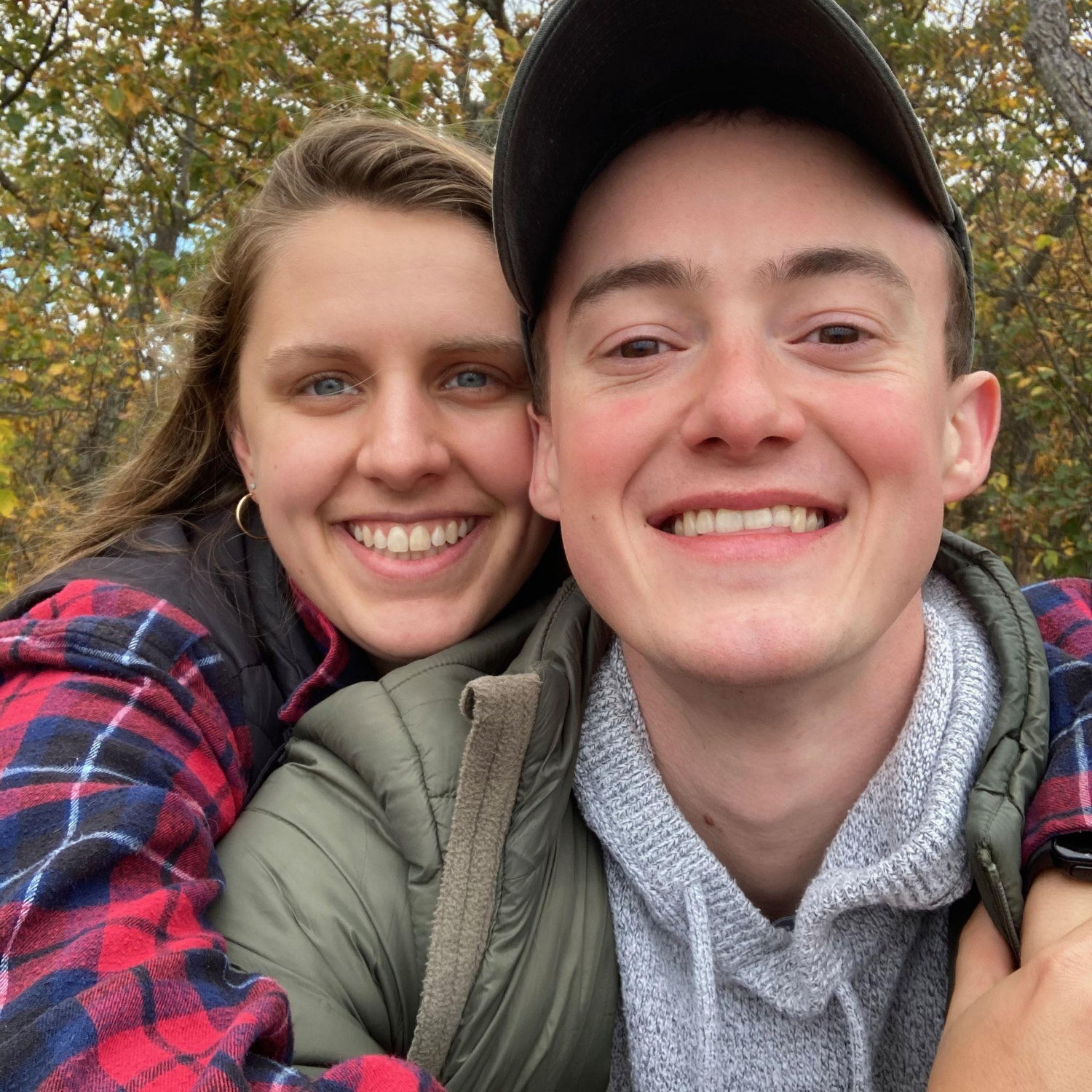 Our first picture together - October 2020