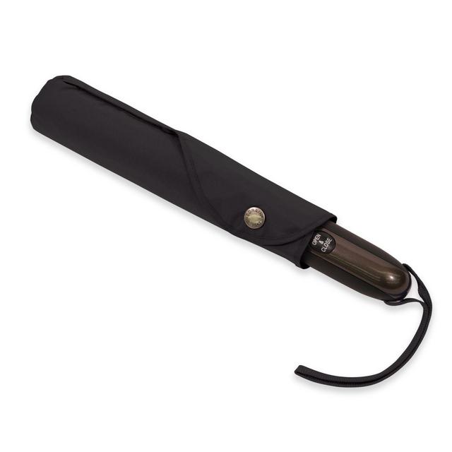 Shedrain® WalkSafe® Auto Open & Close Rain Umbrella in Black