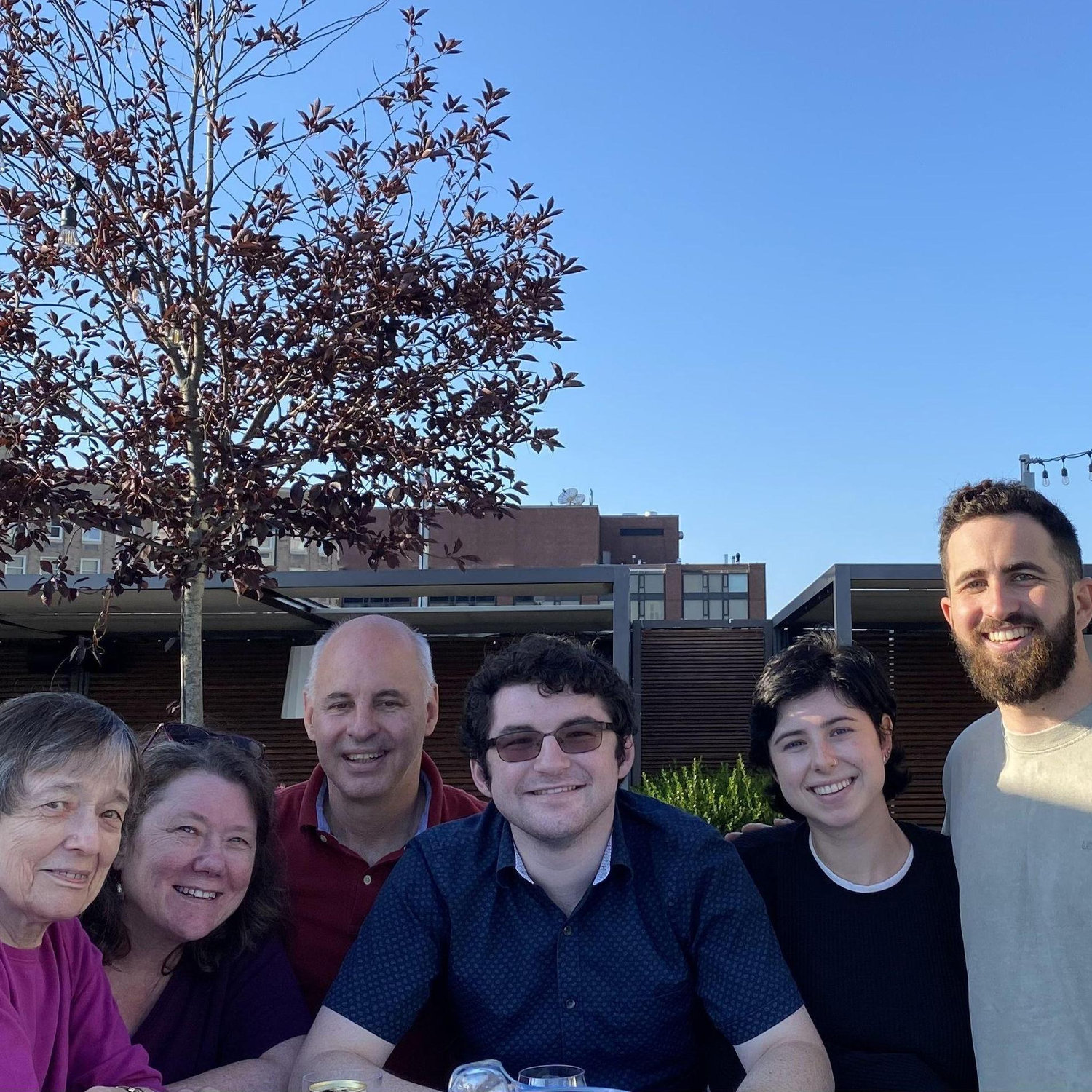 Our first trip to Massachusetts to meet Sarah's family for Luke's birthday, 2 months after we started dating. Kind of insane in hindsight!
Jean, Susan, Dan, Luke, and us pictured.