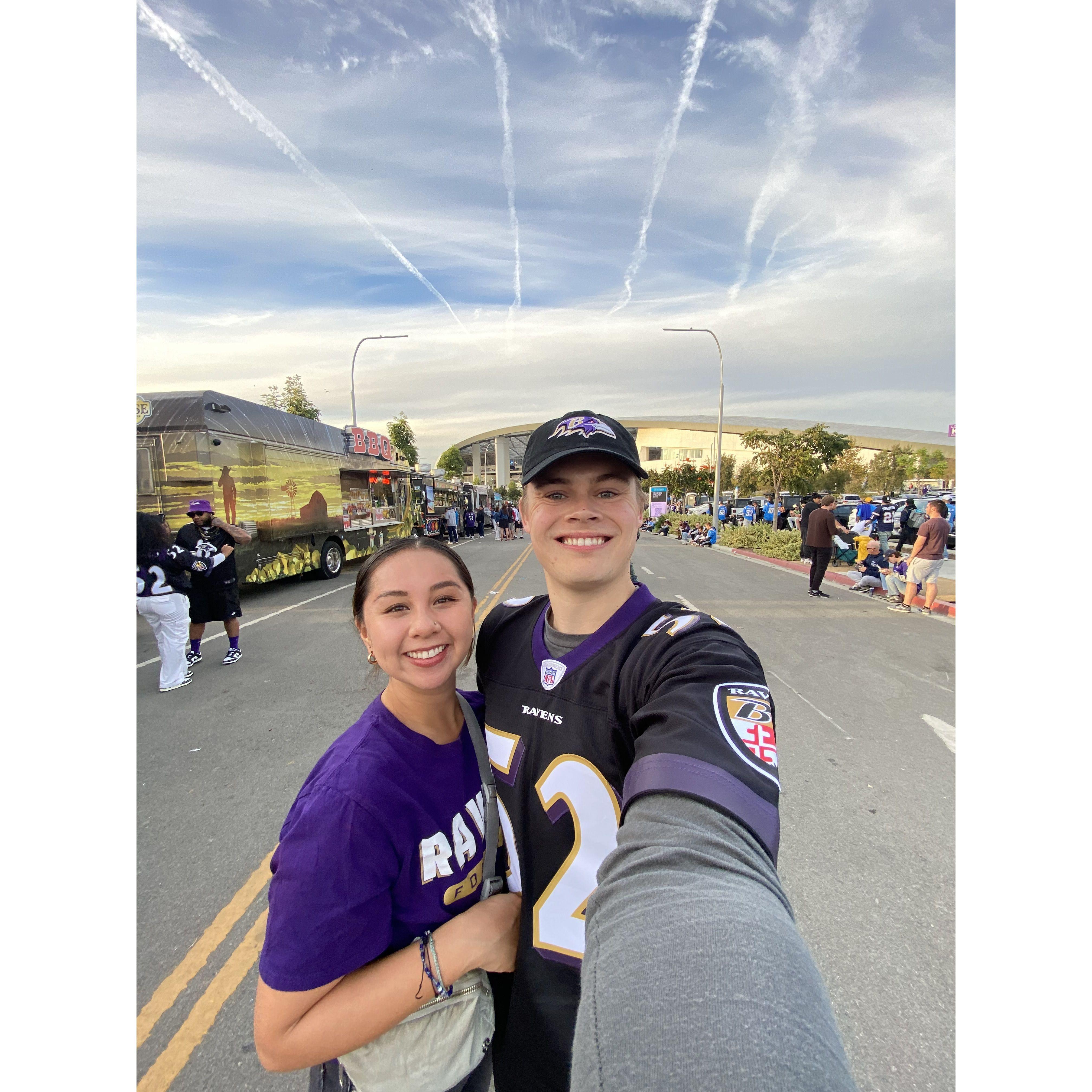 First Raven's game at Sofi Stadium!
