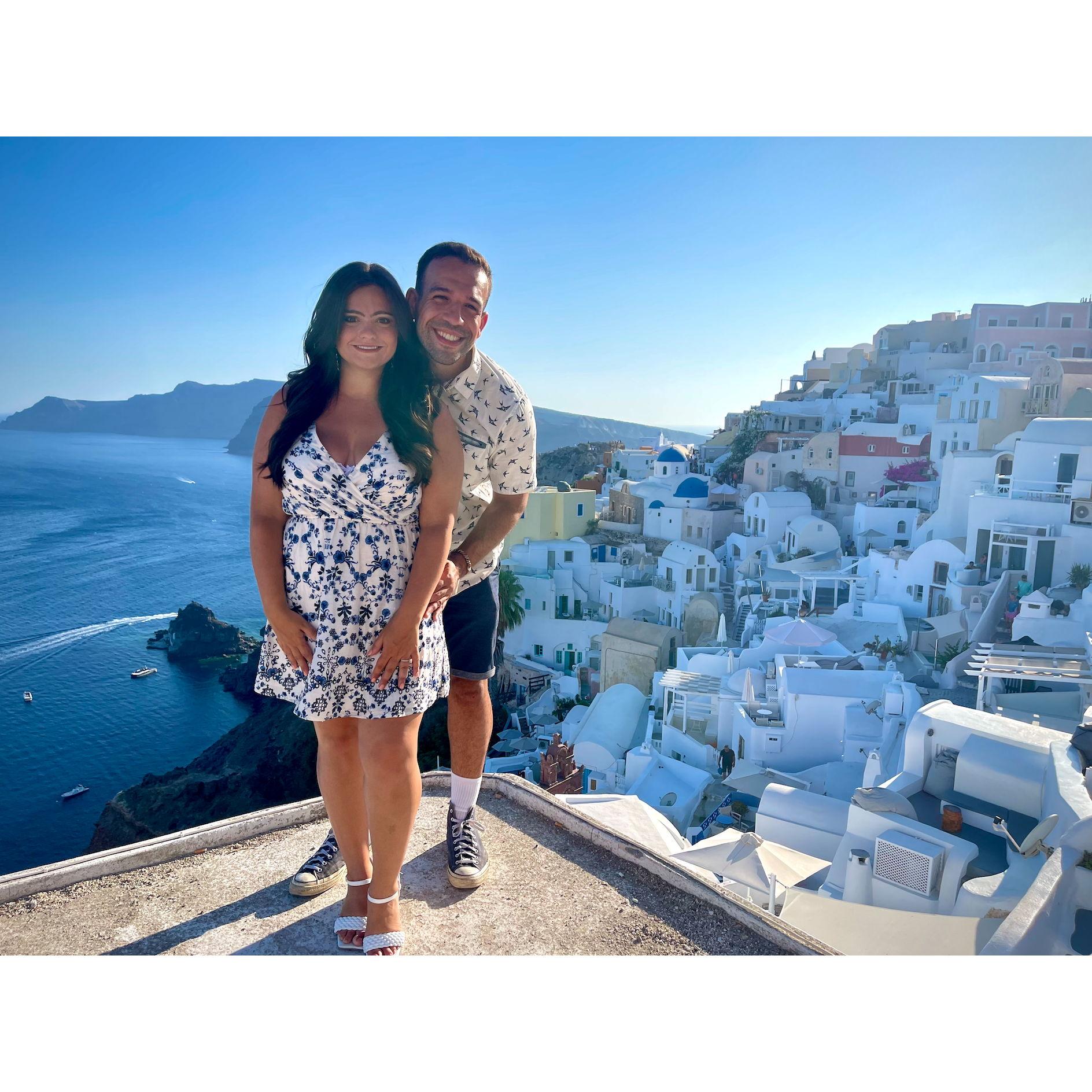 Celebrating a decade in Santorini
