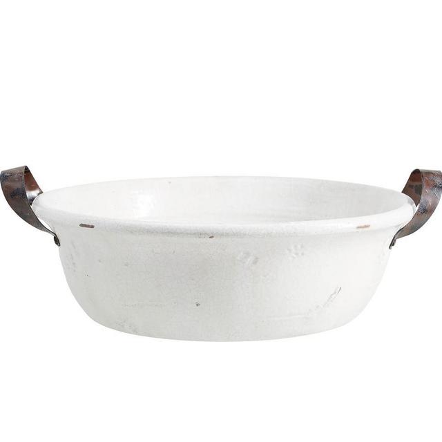 Marlowe Ceramic Bowl, White