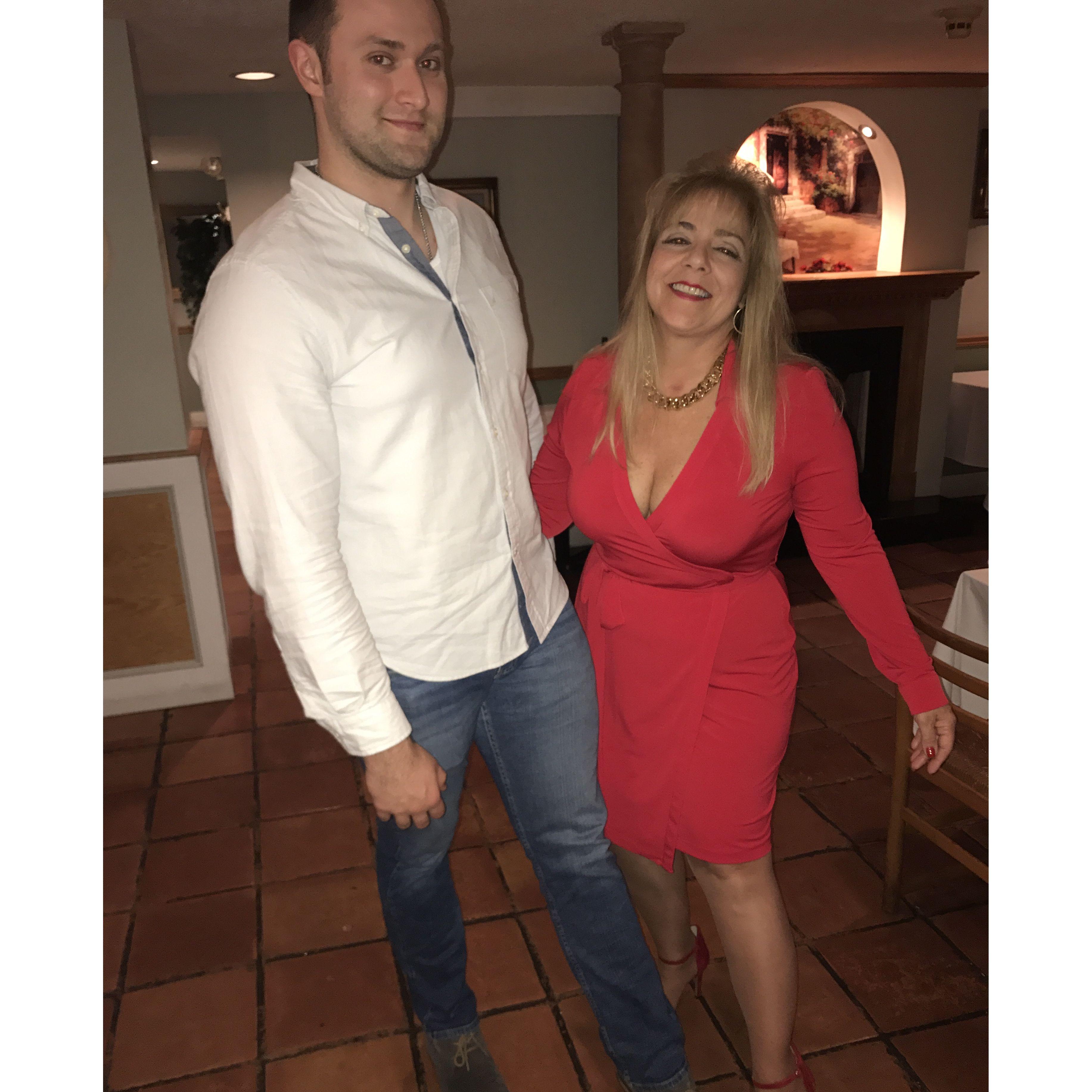 Max and Mama Holly showing off their cute shoes ~ May 2017