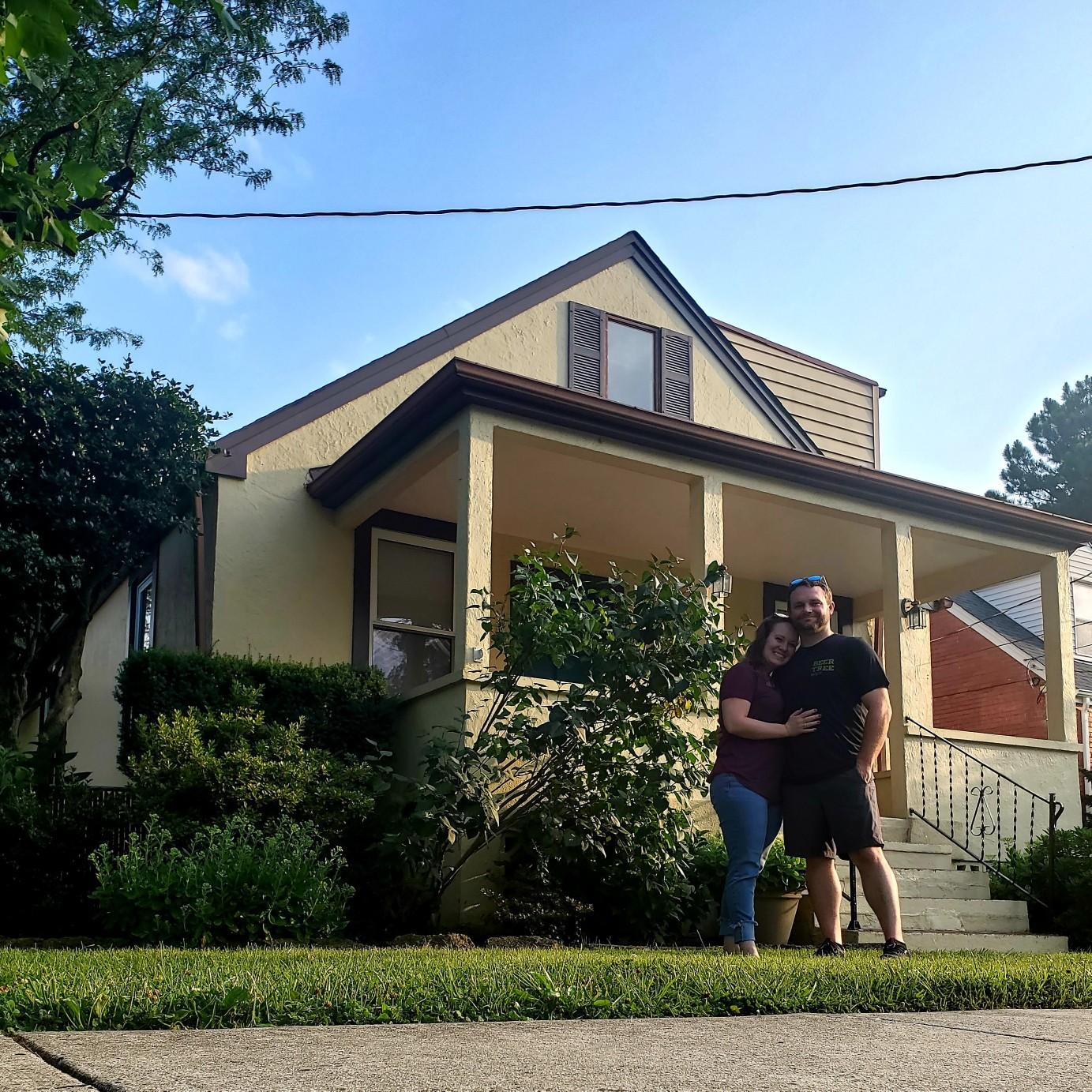 Just after we received the keys to our house!