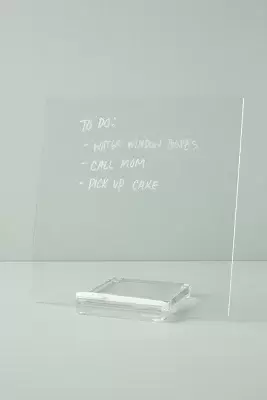 Acrylic Dry Erase Memo Tablet