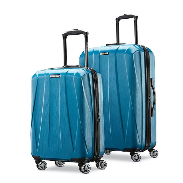 Samsonite Centric 2 Hardside Expandable Luggage, Caribbean Blue, 2-Piece Set (20/24)
