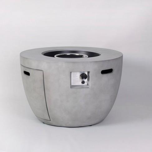 Large Cement Pipestone Firepit - Gray - Project 62™