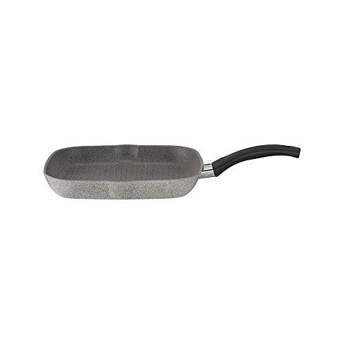 Ballarini 75001-646 Parma Forged Aluminum Nonstick Grill Pan, 11-inch, Granite