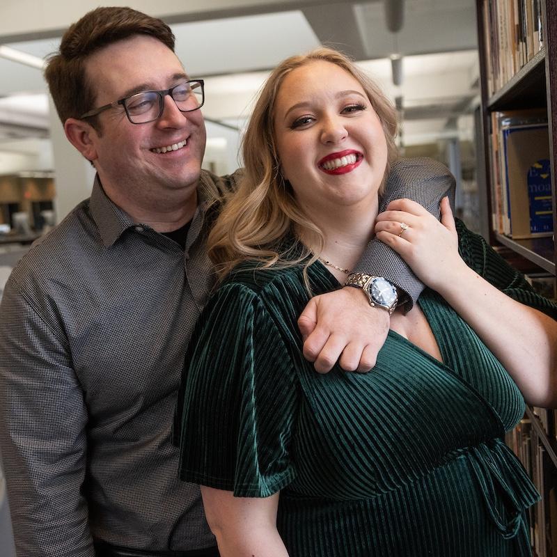 Brad & Amber Dawn engagement photos, photographed by David Calvert, 2025