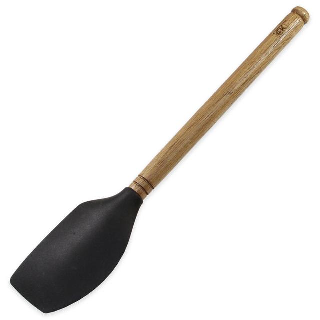 CraftKitchen™ Acacia Wood and Silicone Spatula in Brown/Black
