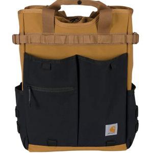 28L Nylon Cinch-Top Convertible Tote Backpack