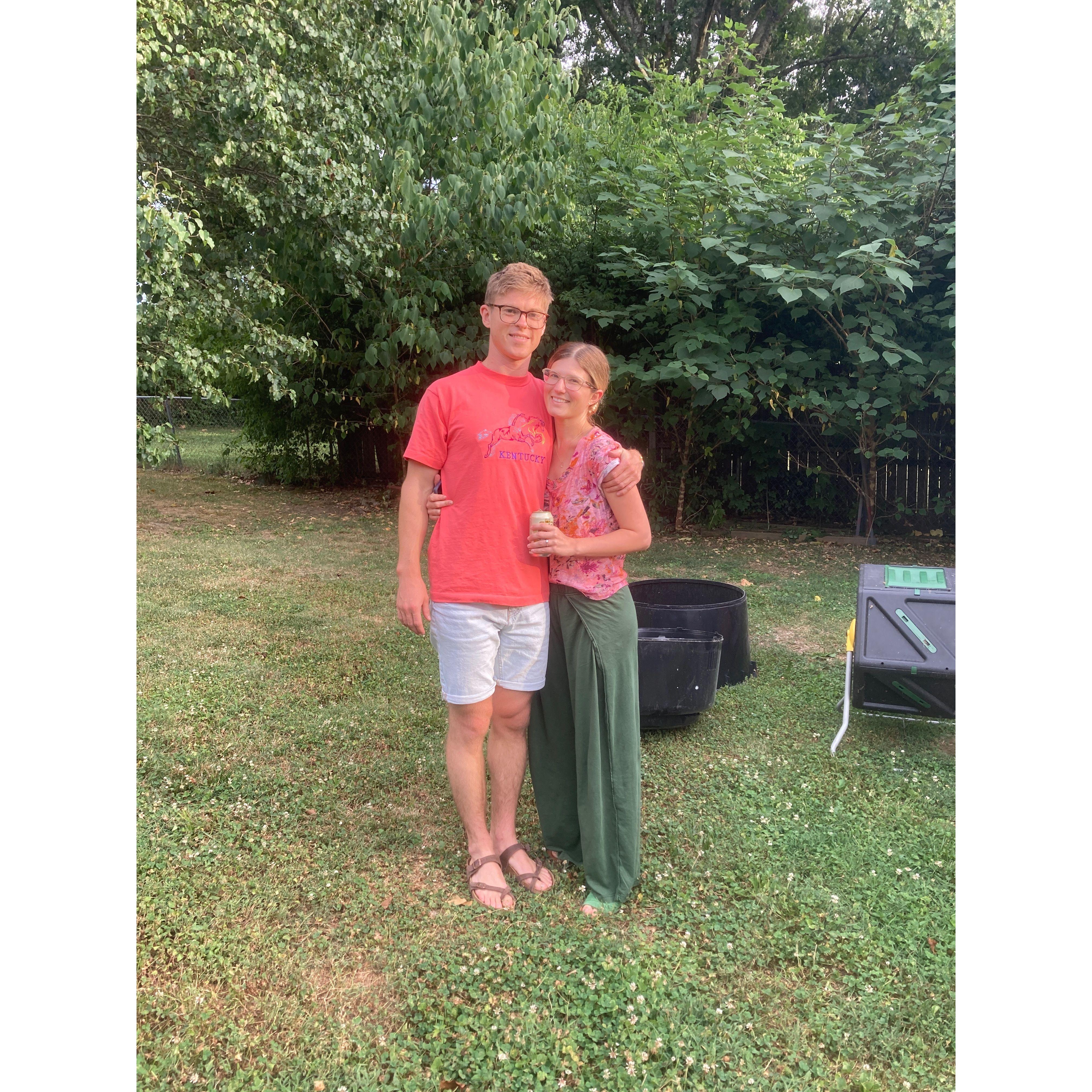 At our new house in Crieve Hall
