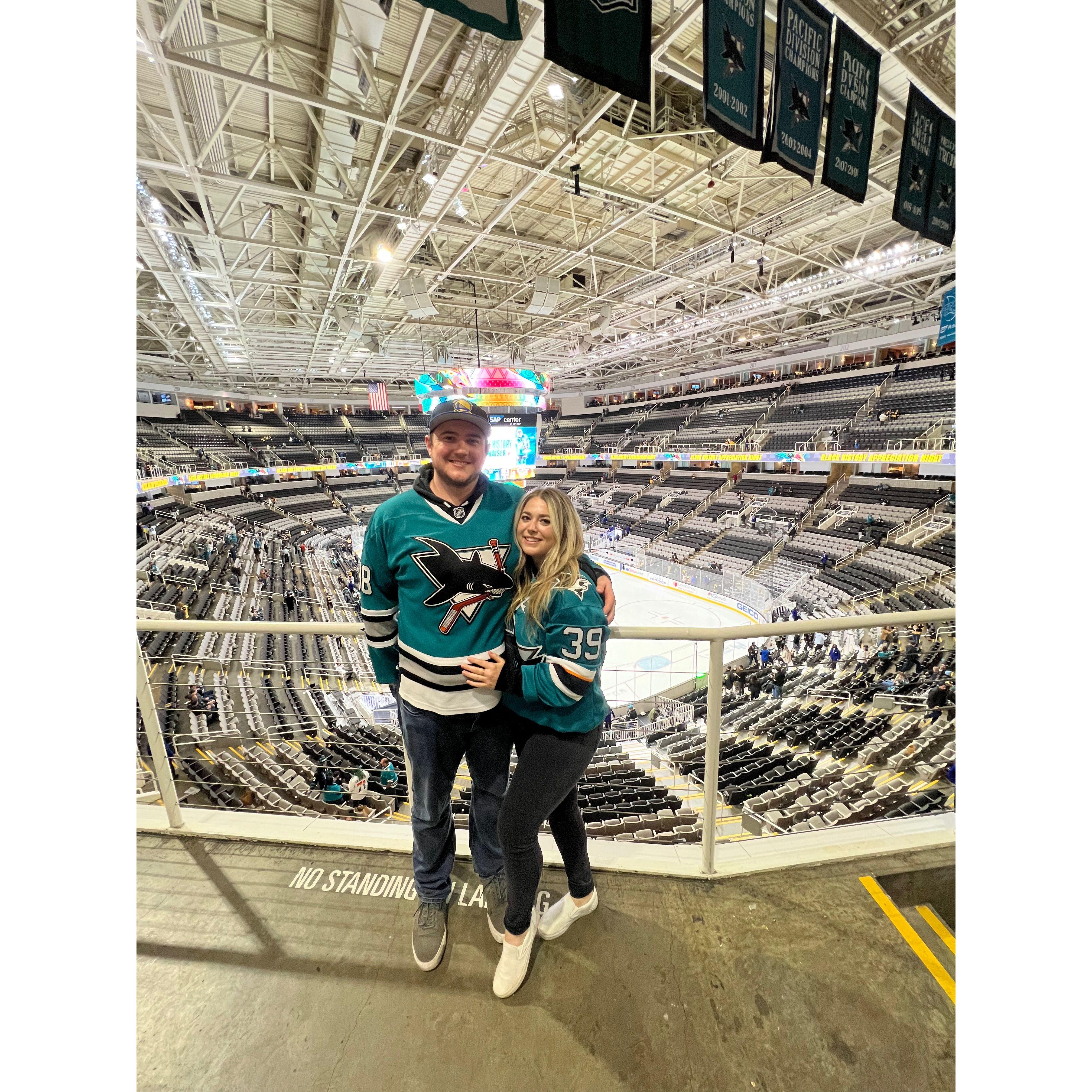 We are the occasional hockey fans. Not everybody gets a jersey