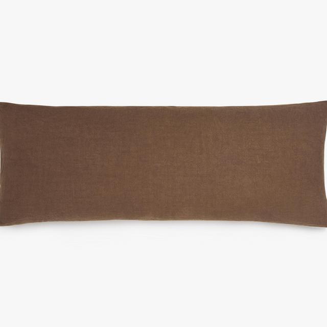 Vintage Linen Body Pillow Cover