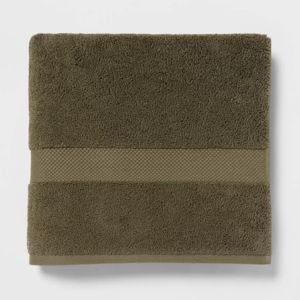 Dark Green Performance Plus Bath Towel - Threshold™ - Bath Towel