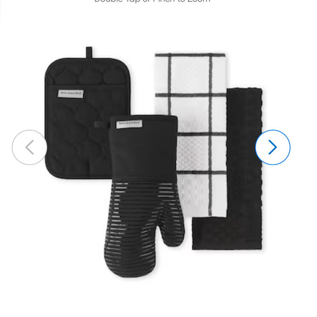 KitchenAid 3 -Pack Cotton Solid Oven mitt set